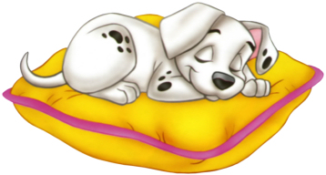 Disney-101-Dalmation-sleeping-pillow